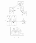 Camshaft Crankcase CoverSump Crankshaft PistonRingsConnecting Rod Diagram and Parts List for 09F902-0111-B1  Briggs and Stratton Engine